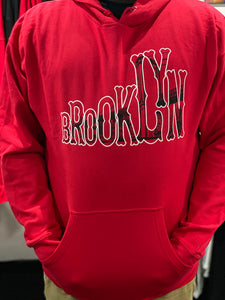 Red "Brooklyn Bridge" Hoodie