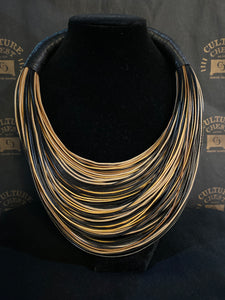 Black and Gold Colombian Necklace